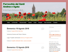 Tablet Screenshot of parrocchiasantagata.org
